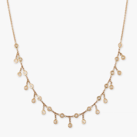 Jacquie Aiche Jewelry - JACQUIE AICHE FULL DIAMOND SHAKER NECKLACE